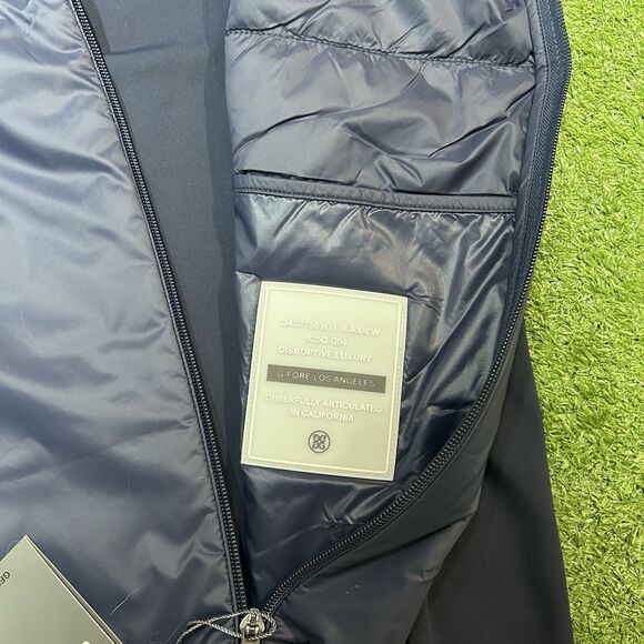 G/Fore Interlock Performer Vest Size XL Stretch Tech Twighlight Navy NWT - Picture 13 of 13